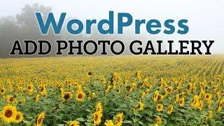 How to Add a Photo Gallery to WordPress