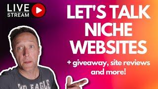 LET'S TALK AFFILIATE MARKETING + CHAT + QUESTIONS + SITE REVIEWS + GIVEAWAY - LIVE