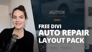 Get a FREE & Professional Divi Auto Repair Layout Pack