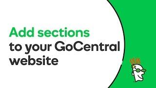 How to Add Website Sections to Your Site | GoDaddy GoCentral