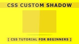Html Css Custom Shadow - Css Hover Effects - Pure Css Tutorial For Beginners