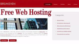 How to Get Free Web Hosting and Sub Domain name (Live Example with Website Upload)