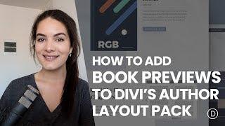 How to Add Book Previews to Divi’s Author Layout Pack