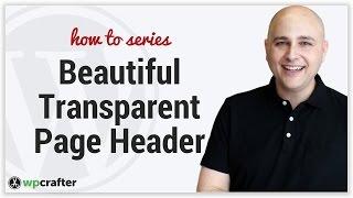 How To Have Transparent Headers In Generate Press WordPress Theme With Any Pagebuilder