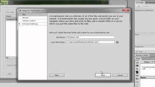 How to configure Dreamweaver to upload via FTP