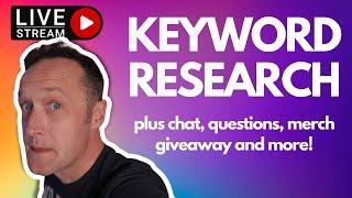 KEYWORD RESEARCH - LIVE - Exploring potential niches.