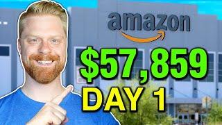How I Made $57,000 My First Day Selling On Amazon FBA