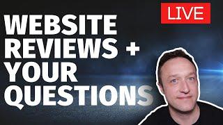 LIVE STREAM FEATURING SITE REVEWS + YOUR QUESTIONS