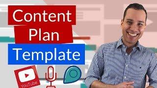Content Marketing Plan Template For YouTube (Blog & Podcast)