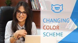 TM Service Center: Change Color Scheme of Your Website