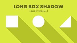 Flat Long Box Shadow Using CSS & Vanilla Javascript | CSS Box Shadow Effects