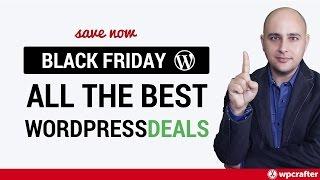 2016 Black Friday Specials For WordPress Themes & Plugins