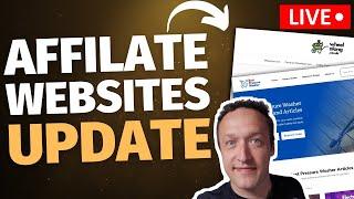 AFFILIATE WEBSITES UPDATES (Earnings + Content + Traffic) - LIVE!