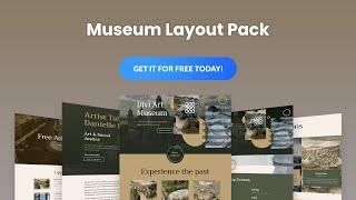 Get a FREE Museum Layout Pack for Divi