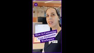 How to Customize Your Elementor Workspace - Part 1! #Shorts