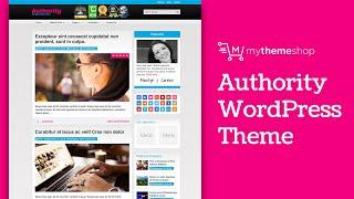 Authority WordPress Theme Endorsed by Matthew Woodward