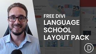 Get a FREE Divi Language School Layout Pack