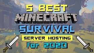 5 Best Minecraft Survival Server Hosts  of 2020 ️ No Downtime!!??