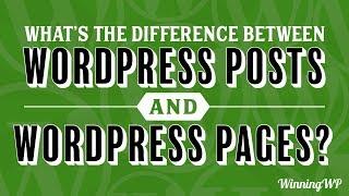 WordPress Posts vs WordPress Pages? What's The Difference?