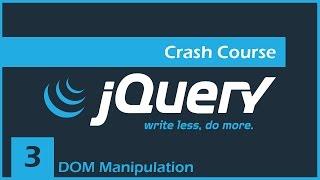 jQuery Crash Course [3] - DOM Manipulation