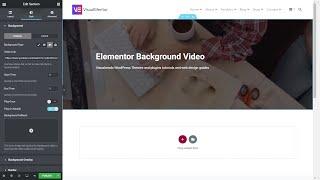 How To Add Background Videos In Elementor WordPress Plugin?