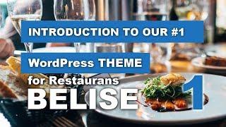 Belise - Our #1 Exquisite Minimalist Restaurant WordPress Theme