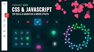 Creative CSS & Javascript Animation & Hover Effects | February 2022 @Online Tutorials