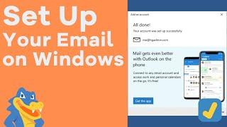 How to set up a new email account with Windows Mail/ Outlook - HostGator Tutorial