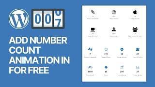 How To Show a Number Count Animation in WordPress For Free?