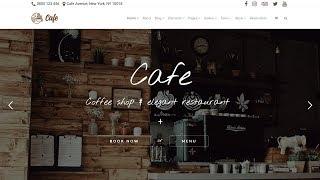 Cafe WordPress Theme - Coffee Shop, Restaurant & Bar Website Builder