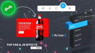 Top CSS & Javascript Animation & Hover Effects | May 2022