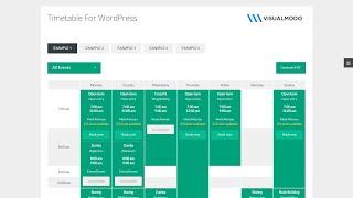 How To Start with Timetable Responsive Schedule WordPress Plugin?