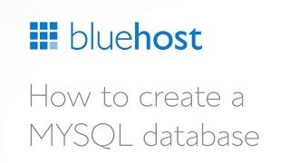 How to Create a MYSQL Database