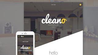 Cleano Website Template #57869