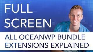Full Screen Tutorial | OceanWP Extension Bundle