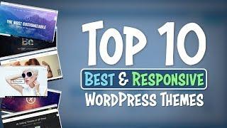 Top 10 Best and Responsive WordPress Themes | 2018