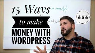 15 Ways to make money with WordPress in 2017 | Online business: freelancers, designers, developers