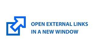 How to Open External Links in a New Window in WordPress