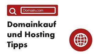 Domain erstellen/ einrichten und Seite Hosten - darauf muss man achten!