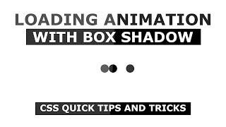 CSS Loading Page Animation Effects | CSS Animation