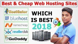 Best Web Hosting Sites 2019 [Hostgator Vs GoDaddy Vs Namecheap Vs Bluehost Vs ResellerClub]