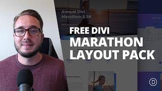 Get a FREE Marathon Layout Pack for Divi