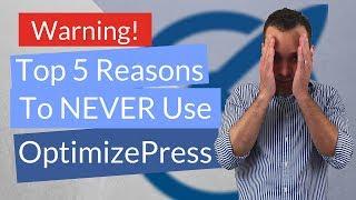 OptimizePress 2.0 Review Video & Demo| Top 5 Reasons NOT To Use OptimizePress