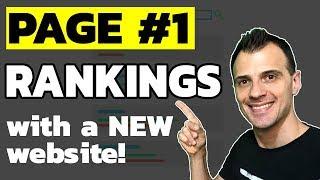 How to Rank on Google First Page (#1 Ranking with a NEW site)