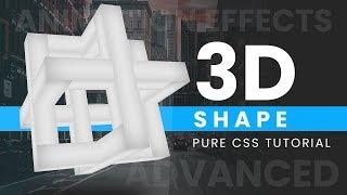 Pure CSS 3D Shape | CSS Animation Effects