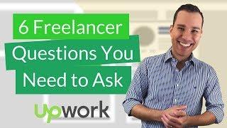 The Only 6 freelancer job interview questions You Need