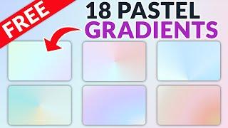 18 FREE Pastel Gradients Built with Divi’s Gradient Builder