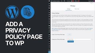 How To Create & Add a Privacy Policy Page on Your WordPress Website For Free? ️