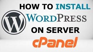 Install Wordpress on online Server using Cpanel | Godaddy