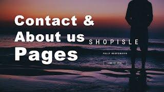 How To Customize The Contact And About Us page [ShopIsle]